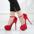 Elegant Peep Toe Platform High Heels Pumps for Women - Stylish Wedding Shoes with Stiletto Heels & Slingback Design Perfect for Brides and Special Occasions